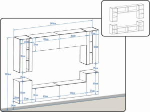 kedvencbutor.hu-Concept 24 modern nappali bűtor méretek